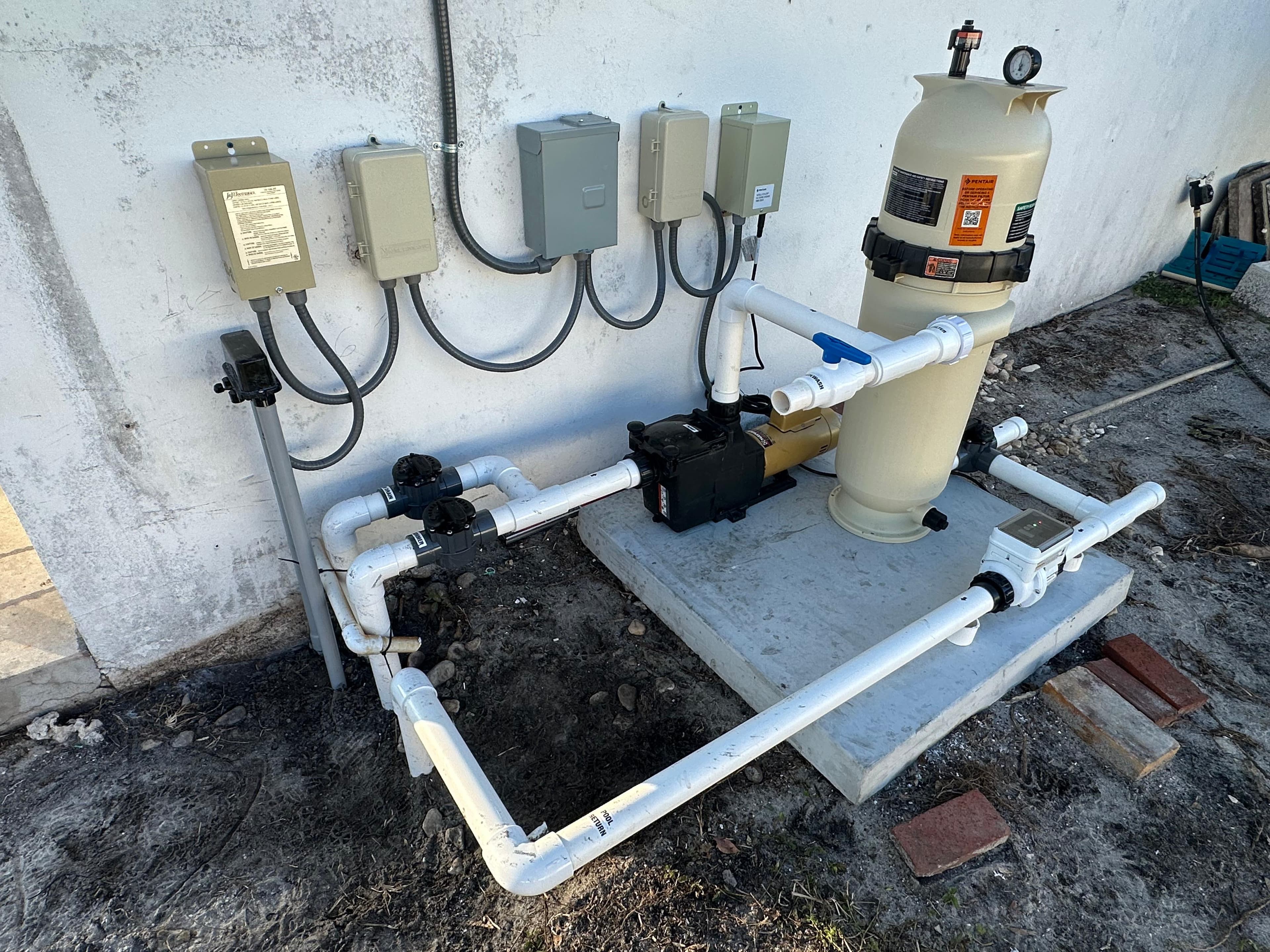 Pool equipment upgrade project 6 - Blue Clair Pool South Florida