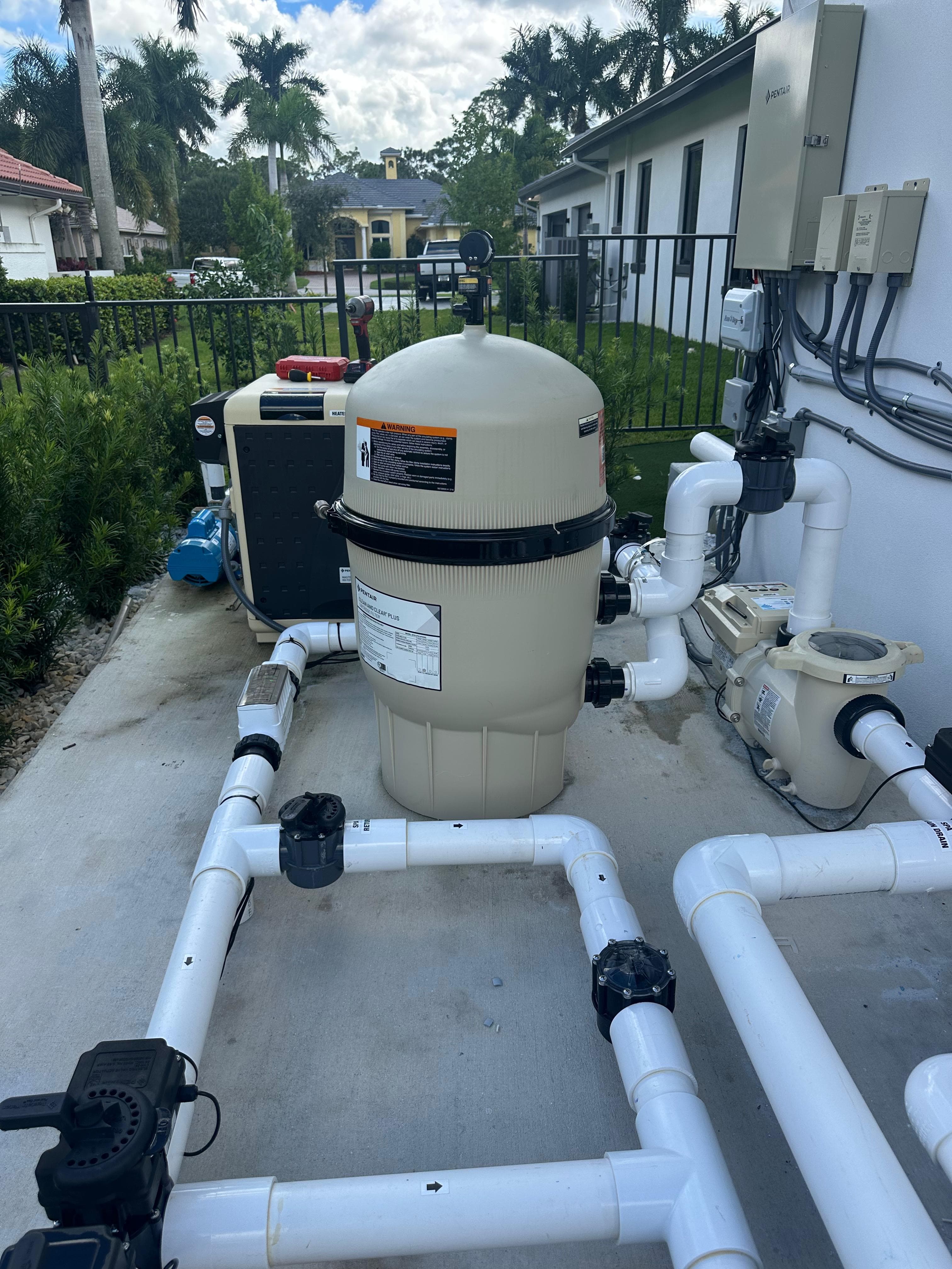 Pool equipment upgrade project 10 - Blue Clair Pool South Florida