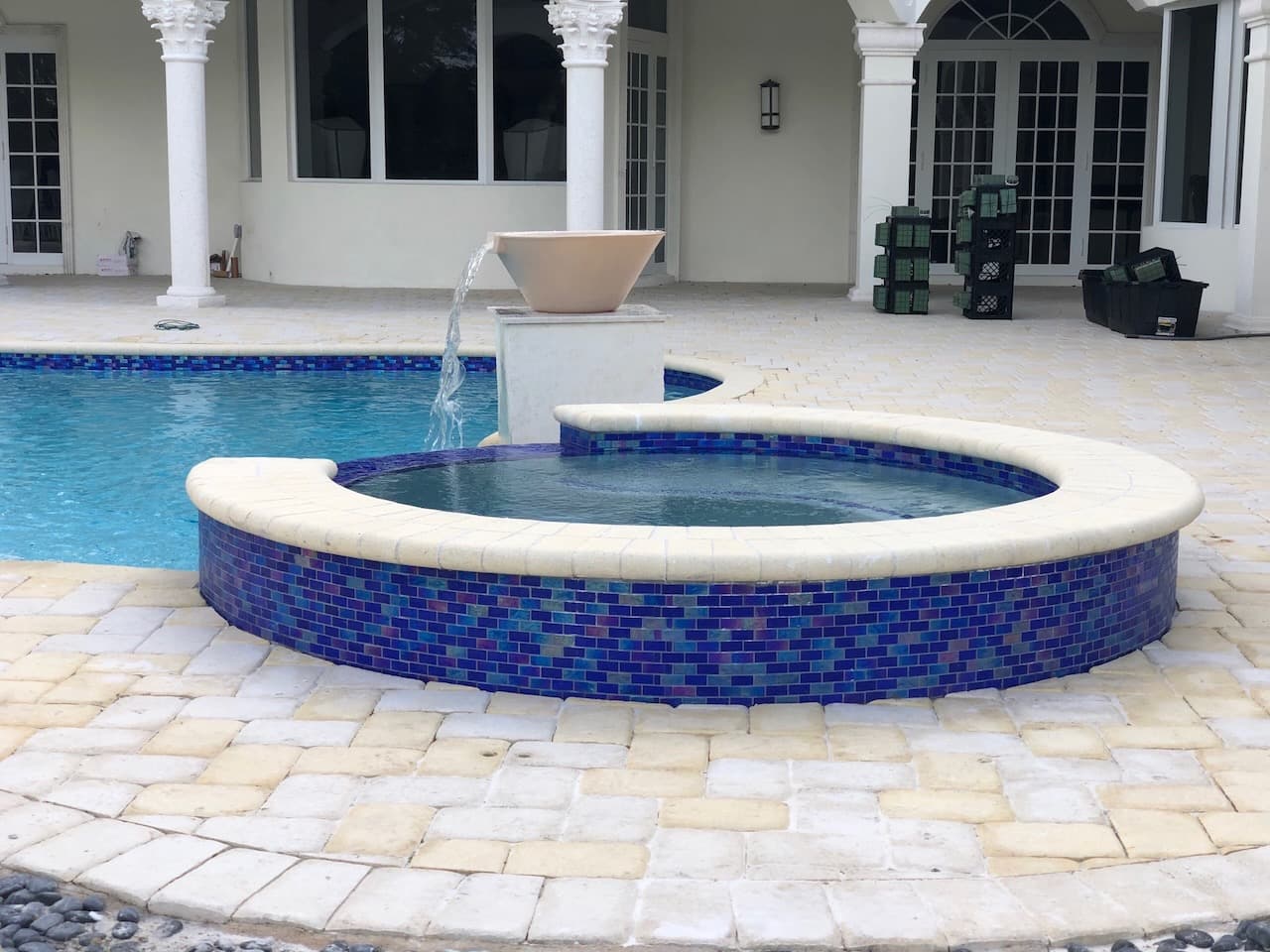 Pool renovation and outdoor living project photo 2 - Blue Clair Pool South Florida