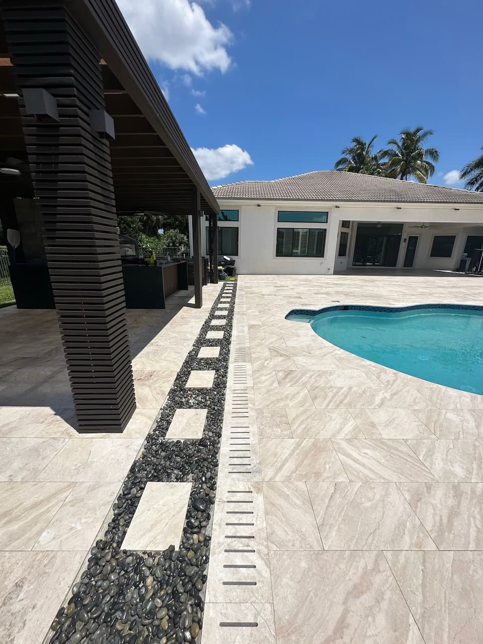 Pool renovation and outdoor living project photo 36 - Blue Clair Pool South Florida