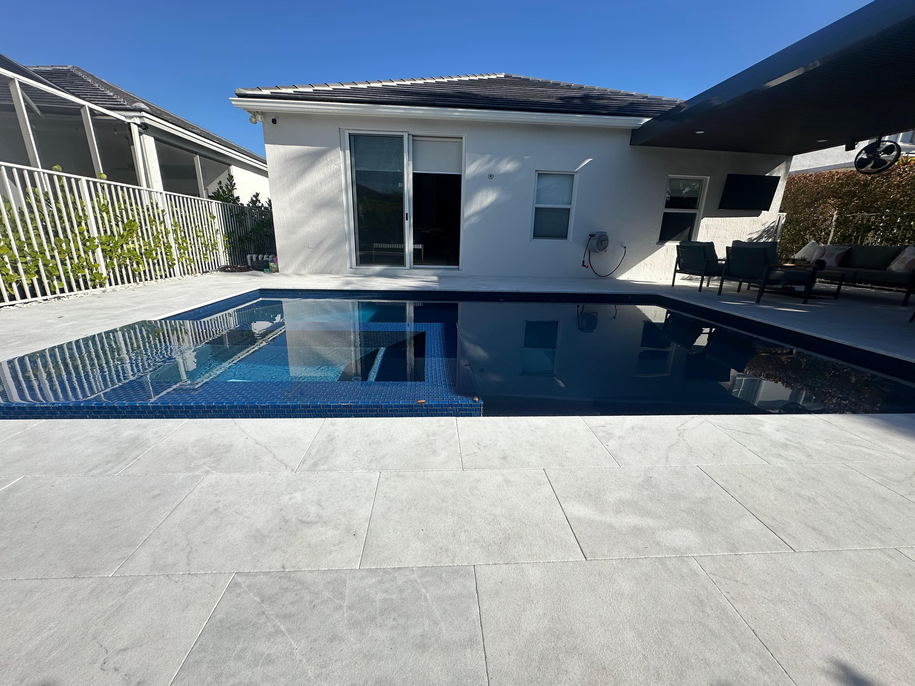 Pool renovation and outdoor living project photo 42 - Blue Clair Pool South Florida