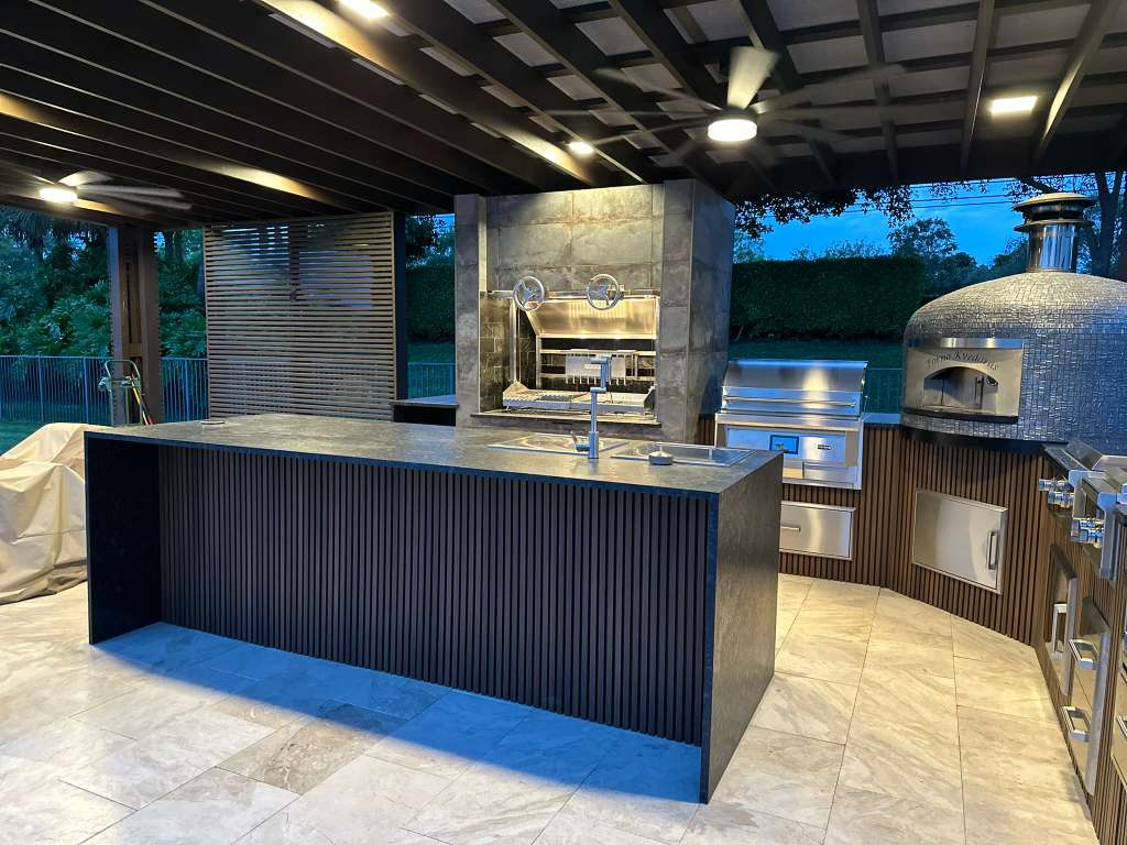 Landscape lighting design for pools and outdoor areas